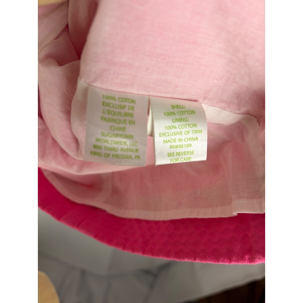 Lilly Pulitzer Rosie Shift Dress Pink/Gold Size 12‎ - Picture 8 of 9